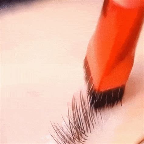 realistic eyebrow brush.